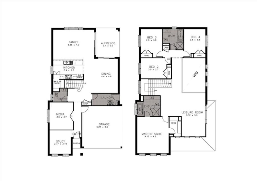 Wakefield Allworth Homes Flexible two storey designed